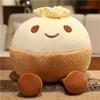 Cute Dumpling Plush Toy Cushion - Jiaozi Doll for Girls