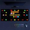 Retro Pacman Custom Name Large Size Mouse Pad Gaming Table Cushion Nonslip Laptop Tablet Big XXL Mat Mini PC Playmat With Lock edge
