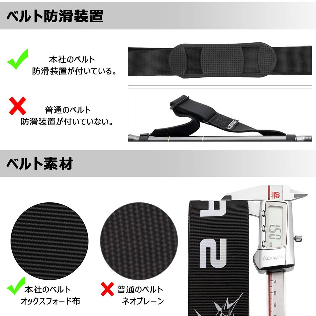 SANLIKE Landing Small Jointed Landing Carbon Suitable for All Fish Includes Shoulder Suitable for Saltwater and Freshwater Carbon Pole, Pole,