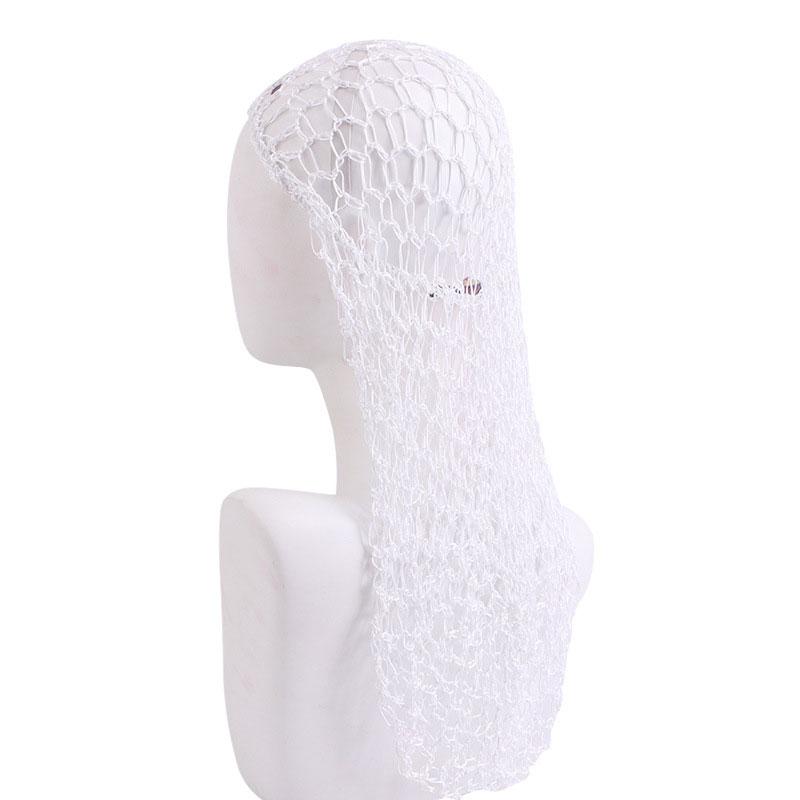 Women Hand Crochet Hair Woven Hair Net Hair Cap Night Sleep Cap Wig Protective