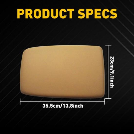 Fits 2008-2013 Toyota Highlander Leather Console Lid Cover Armrest Beige Tan EOA
