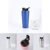 Double Layer Stainless Steel Shaker Bottle With Mixer Ball For Fitness Enthusiasts