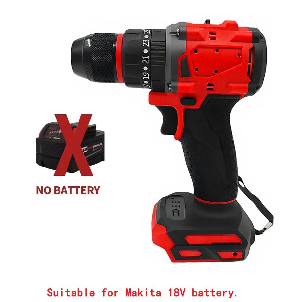 

Small Electric Cordless Impact Drill 150N·m Brushless Power Tool for Home Renovation DIY Projects Compatible with 18V Battery