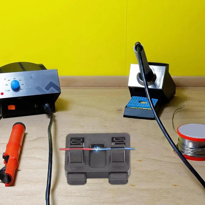 2Pcs Plastic Welding Wire Fixture Soldering Wire Holder Welding Clamp Repair Tool For Neat Wiring Solutions Wire Holder
