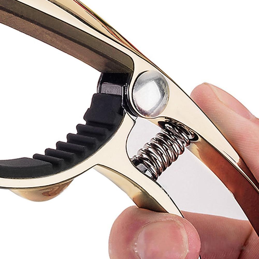 Professional Acoustic Guitar Capo Transfer Clip Guitar Capo Zinc Alloy Guitar Capo for Folk Classical Guitars Ukulele