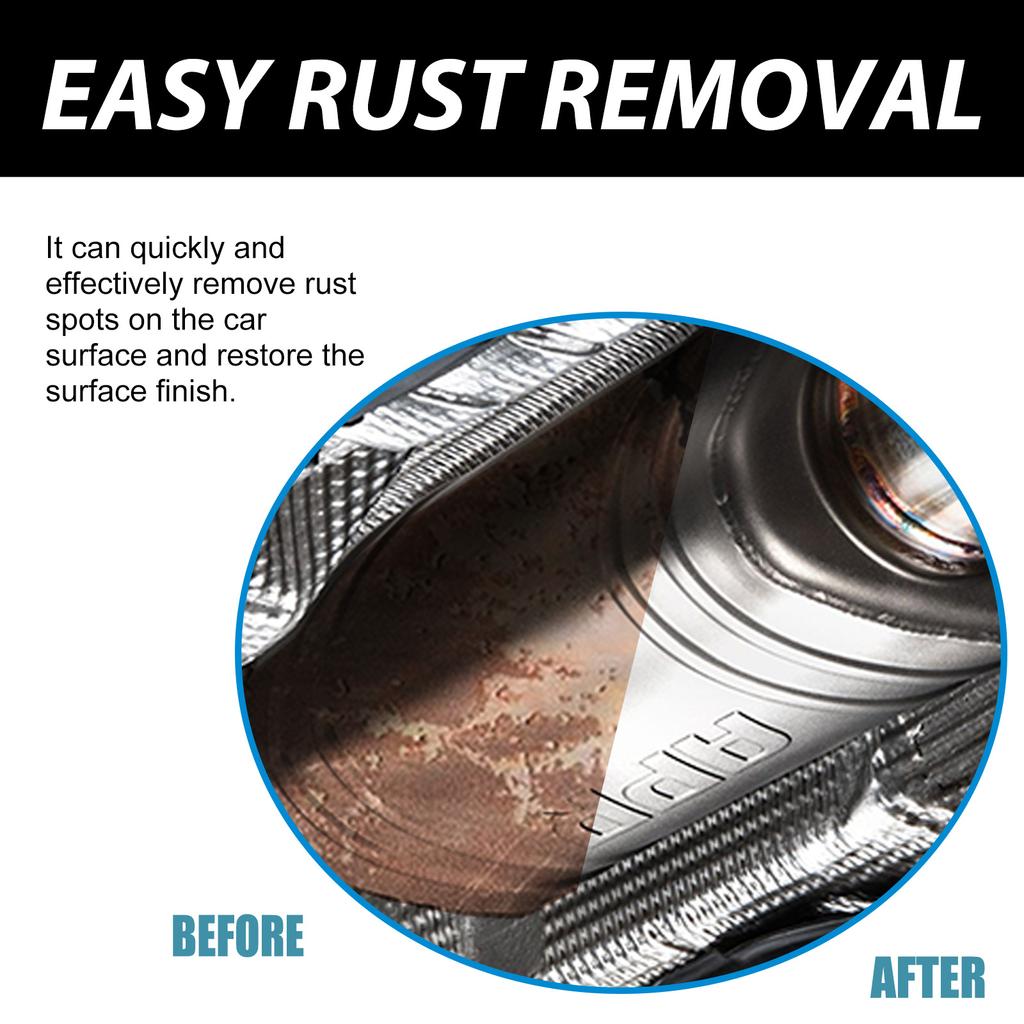 Homonth 100ML Rust Removal Spray Wheel Cleaner Auto Paint Tyre Rims Care Tire Washer Car Maintenance Supplies Metal Polishing Car Rust