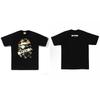Heavyweight 260g Cotton Graphic Tee Men - Oversized Streetwear T-Shirt With Cartoon Ape Head Print Casual Wear