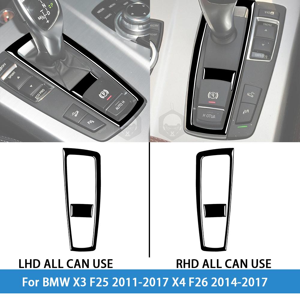 For BMW X3 F25 2011-2017 X4 F26 2014-2017Car Accessories Piano Black Interior Air Vent Taillight Console Trim Modified Sticker