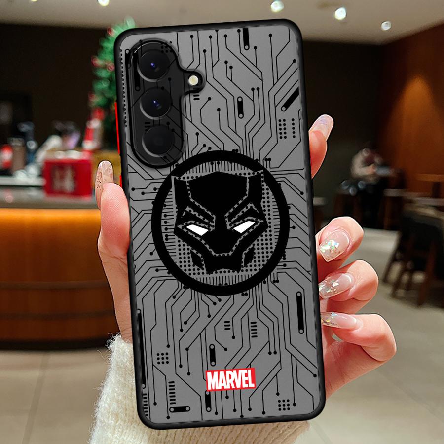 Phone Cover Case for Samsung Galaxy A52S A72 A73 A33 A16 A15 A56 A55 A34 A36 A53 A14 A23 A35 A17 A52 A54 Marvel Hero Logo