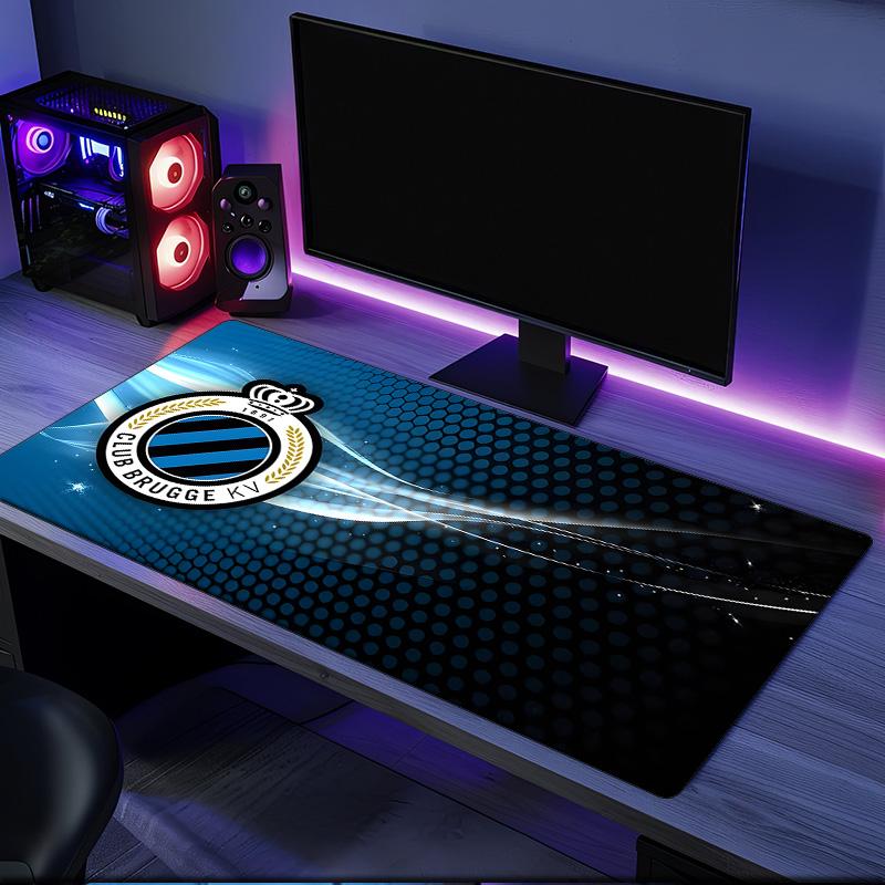 Golden Club Atletico Emblem Mouse Pad, Rubber Base, Mouse Pad for Gamers and Office Use, Gaming Desk , Easy To Clean Mat Christmas fan gifts