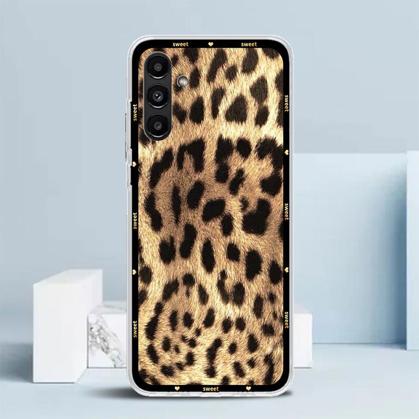 Animal Leopard Print Phone Case For Samsung Galaxy A17 A37 A57 A16 A15 A14 A13 A56 A55 A54 A53 A36 A35 A34 A33 A26 A25 A24 A23 G