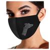 1 x modische Hot-Diamant-Druckmaske für Damen