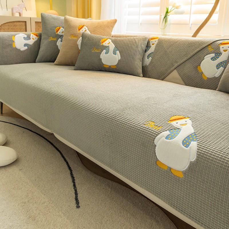 

Подушка для дивана, универсальная для всех сезонов, нескользящий чехол, простая современная подушка для сиденья, пылезащитный чехол на спинку, утолщенный чехол 70*70