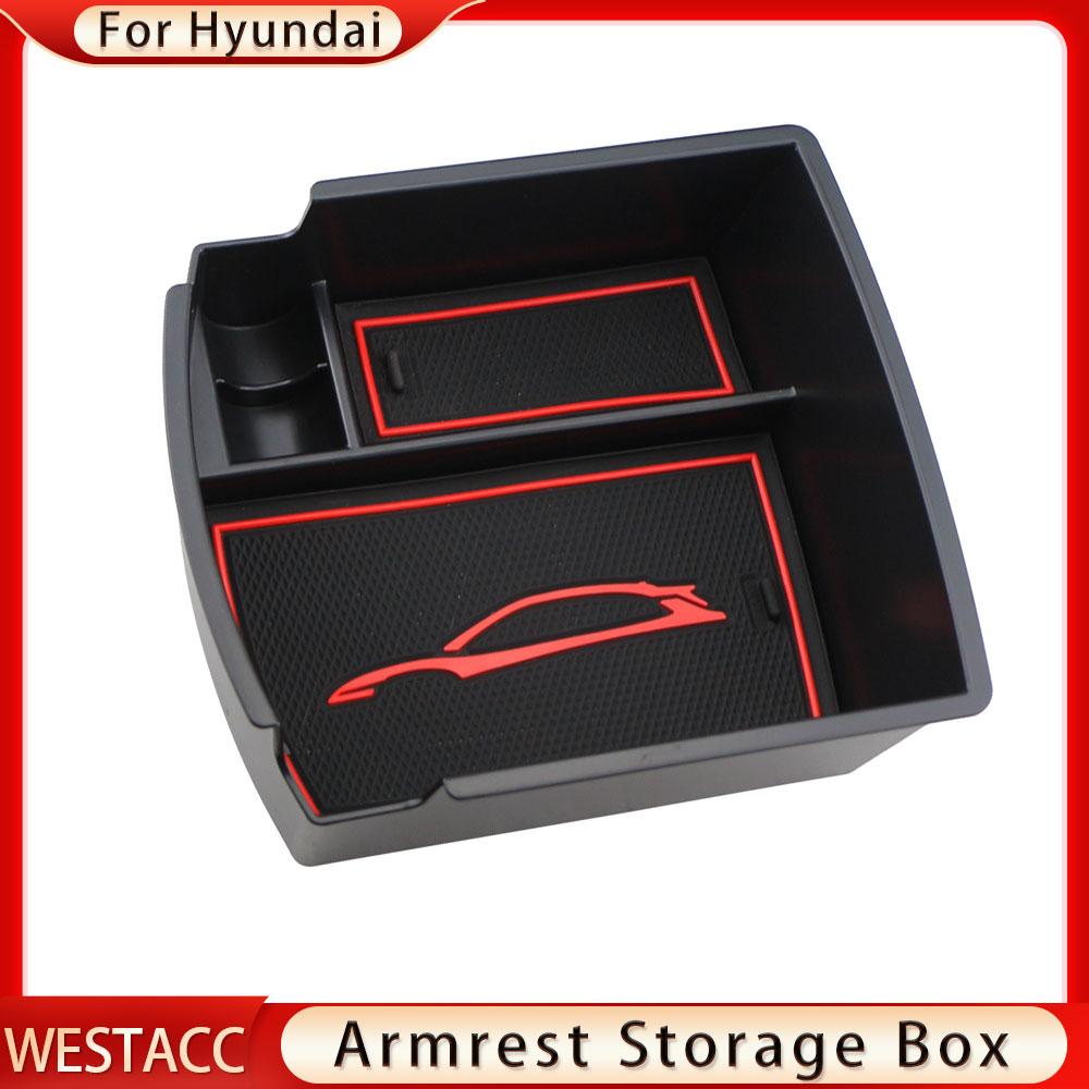 Auto-Mittelkonsolen-Armlehnen-Aufbewahrungsbox für Hyundai Kona Encino 2017- Armlehnen-Verstautabletts Container-Organizer
