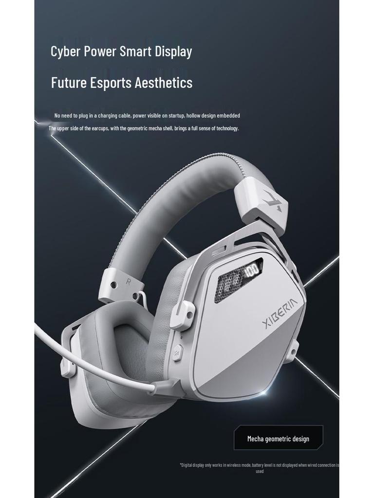 2025 K03S Wireless Over-Ear Gaming Headset - Comfortable, Bluetooth 2.4G, Esports-Optimized with Sound Positioning