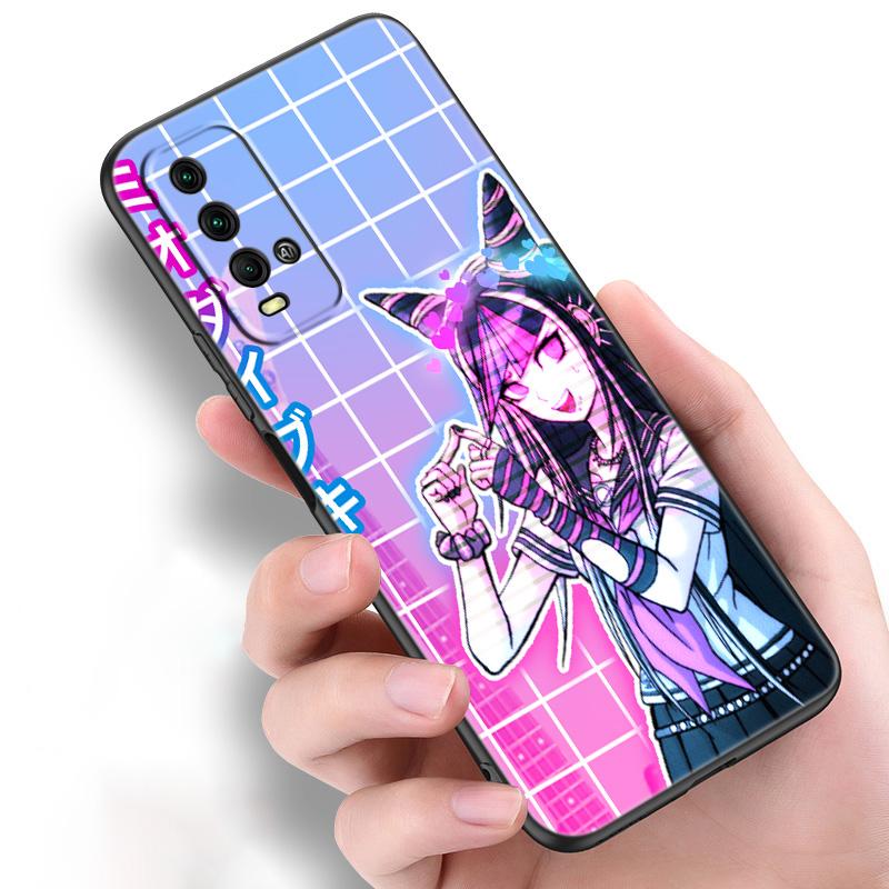 DANGANRONPA Silikonowe Etui na Telefon Dla Xiaomi Redmi Note 11 10 9 8 Pro 11T 10T 10S 9S 8T 9 9A 9C 9T Czarne Miękkie Etui Coque Funda