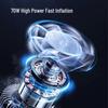Deli DL-mini1 Portable 70W Wired Air Inflator