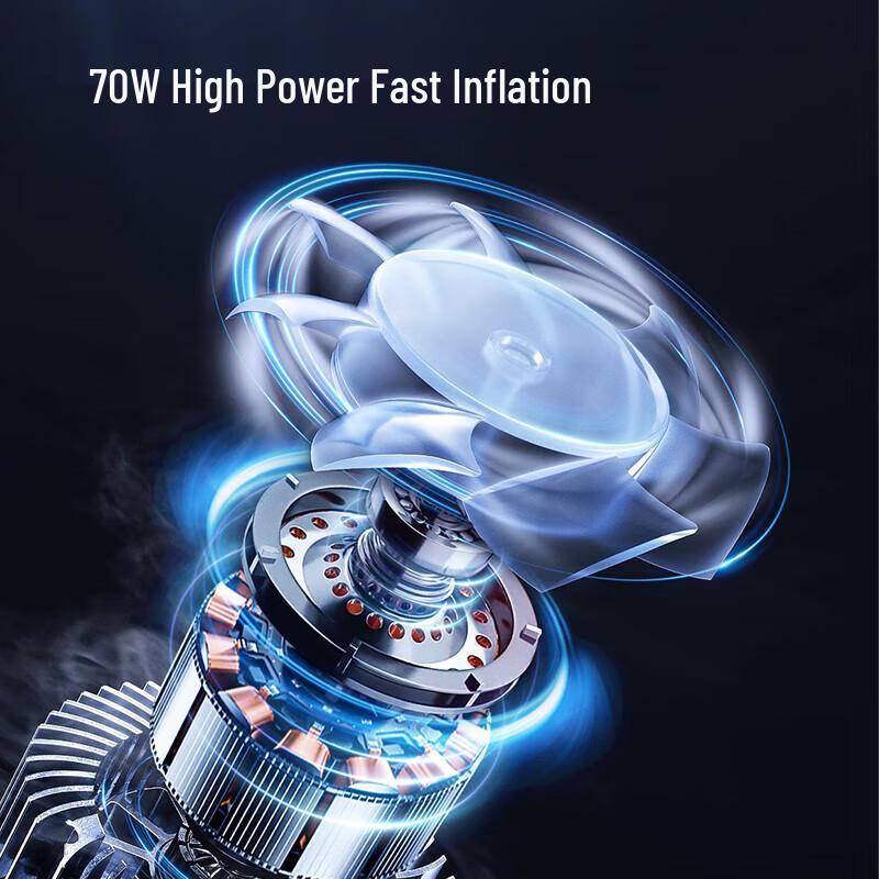 Deli DL-mini1 Portable 70W Wired Air Inflator