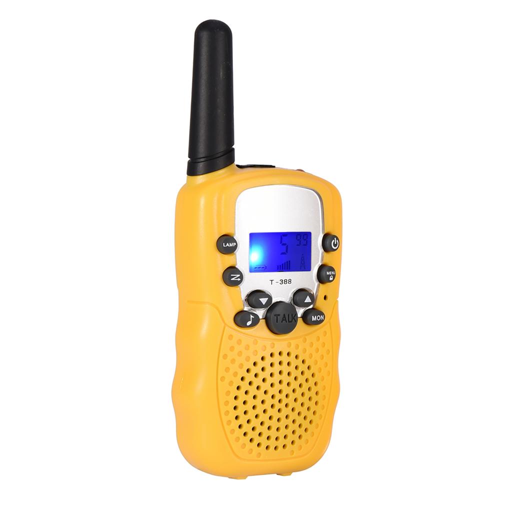 2 Stück 3 km Reichweite Mehrkanal s 2-Wege-Radio Kinderspielzeug für Outdoor-Aktivitäten Schwarz