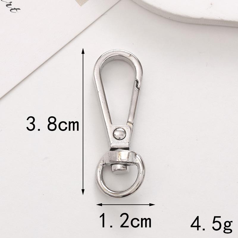 

Цинковый сплав пружинное кольцо карабин застежка брелок аксессуар для обуви Key Ring