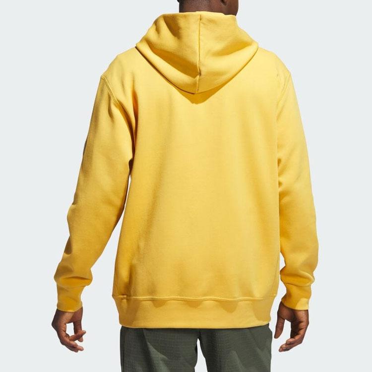 Adidas Sweatshirts Men's Yellow Hooded Moderate Regular HZ3235