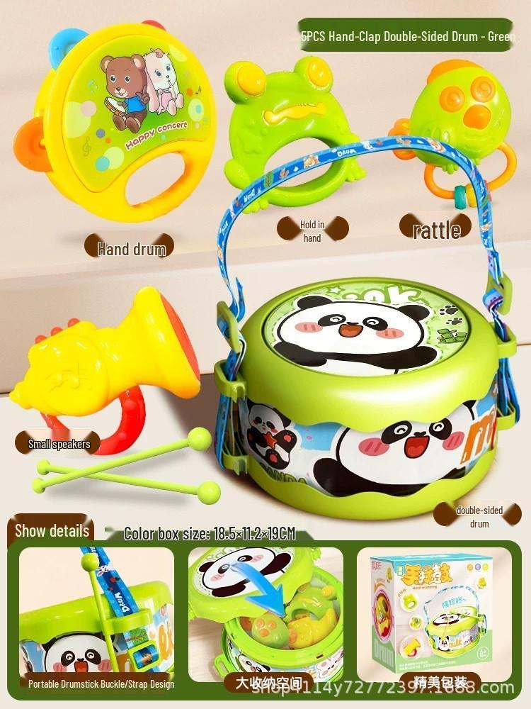 Early Childhood Hand-Clapping Drum: Educational Percussion Toy for Boys, Girls, Babies