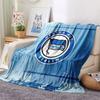 1PC Hertha BSC Patterned Flannel Blanket Suitable For All Seasons for Home Decor Warmth and Comfort Gifts Holiday Present