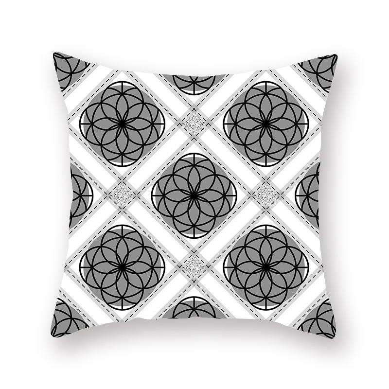 

Чехол для подушки с геометрическим принтом в виде звезд и полосок, чехол для подушки для дома, гостиной, дивана, автомобиля, офиса, декоративная наволочка 40X40CM