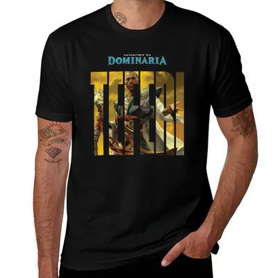 Dominaria Teferi T-Shirt T Shirts for Man Pack Cotton T Shirt Custom Print Anime T Shirts Oversize T-Shirt