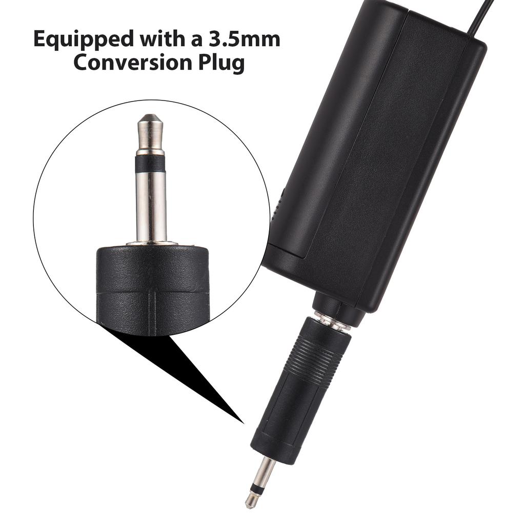 Wireless Microphone System Receiver with Handheld Microphone, 2 Microphones, Rechargeable Wireless Microphone, Anti-Howling, Digital Display, U-Band, 
