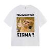 Erm What The Sigma Funny Cute Meme Graphic T Shirt Unisex Unisex Fashion Oversized T Shirts Humor Style Short Sleeve Tops Tshirt