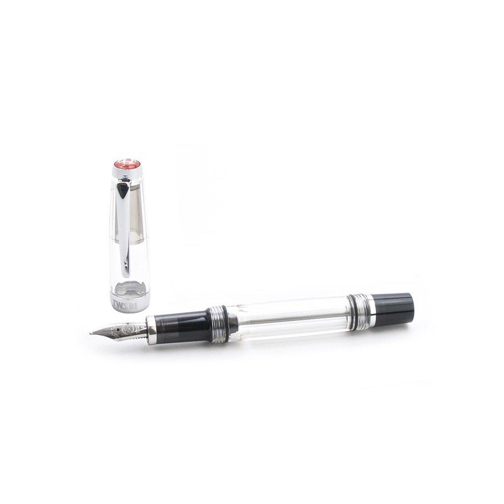 TWSBI Vacuum 700 Mini Fountain Pen, Smoke, Medium Nib, TW100207