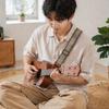 Durability Cowhides Shoulder Belt with Hook Musical Instrument Straps Adjustable Belt Guitar Accessories Ukulele Strap