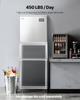 Commercial Ice Maker Machine - Head, 204 kg/Day Stainless Steel Ice Machine with Scheduled Ice-Making, Self-Cleaning, Adjustable Thickness, Ideal for