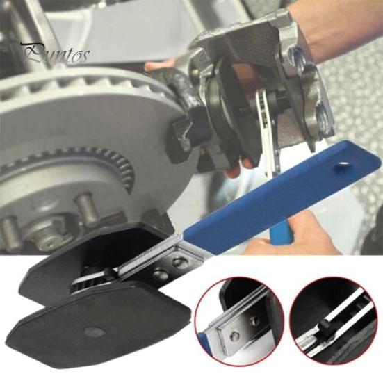Brake Caliper Tool Universal Disc Brake Piston Caliper Compression Tool with 2 Brake Caliper Hooks Brake Caliper Press 360 Degree Ratchet Brake Tool