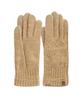 BISQUE Testava Touch Smartphone Made In Japan with Premium Cream Puff Yarn and Fleece Lining Gloves, Beige, 0022THA001, Compatible,