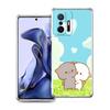 Peach And Goma Cat Phone Case for Xiaomi Mi Poco F3 X3 X4 GT NFC M3 M4 11 Ultra 12 11X 11i Pro Lite 5G Soft Transparent Cover