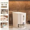 Shixun 10lb (5kg) Press-Type Sealed Rice Dispenser