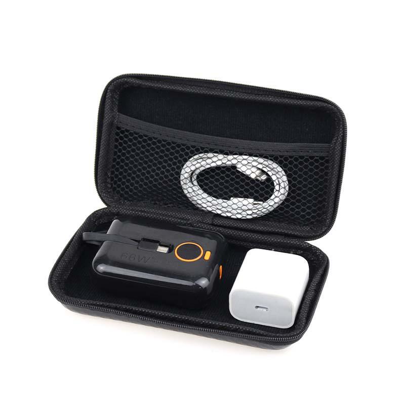 Eva 2.5-Inch Portable Hard Drive and Power Bank Pressure-Resistant Carbon Fiber Storage Bag