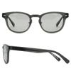 [EYE WAVE] Men's Polarized Photochromic Sunglasses, UV400 Protection, Ultra-lightweight, Asian Fit, Unisex, Dark Gray