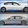 2pcs Carbon Car Door Side Skirt Sill Stripe Sticker Motion Design Decals For Volvo Rdesign XC90 S60 XC60 V70 S80 S40 V50 V40 V60 C30 S70