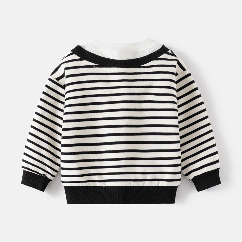 Boys Fake Two Piece Loose Sweatshirt Kids Casual Children Spring Clothing