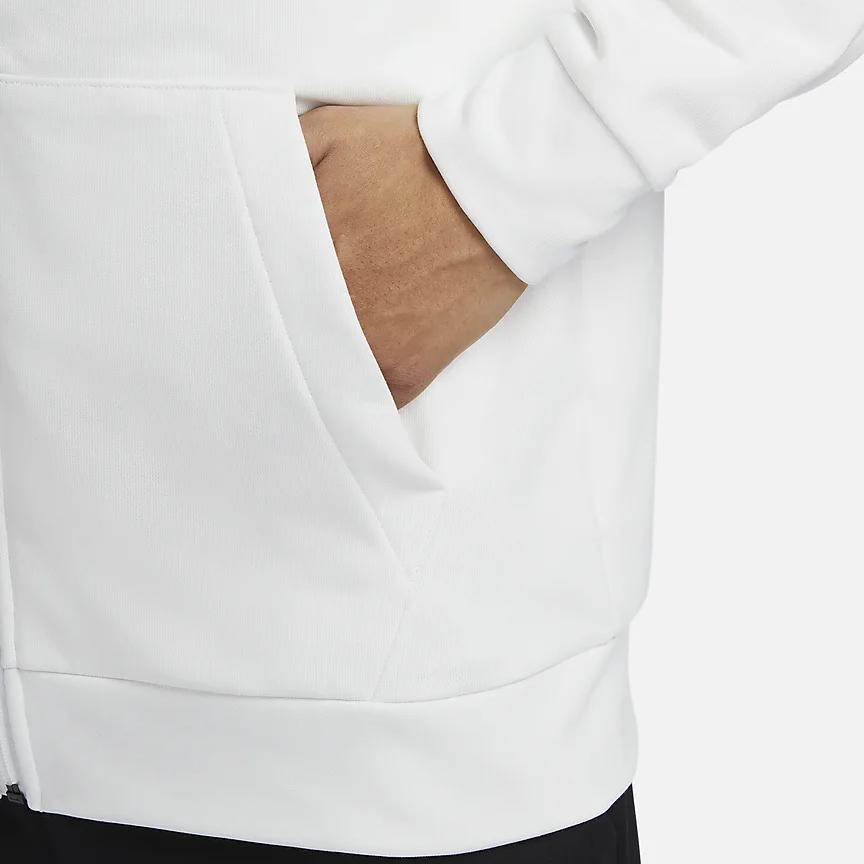 Nike Color Block Quick Dry Hooded Zip Casual Jacket Men Jacket Mountain-White FB8576-121