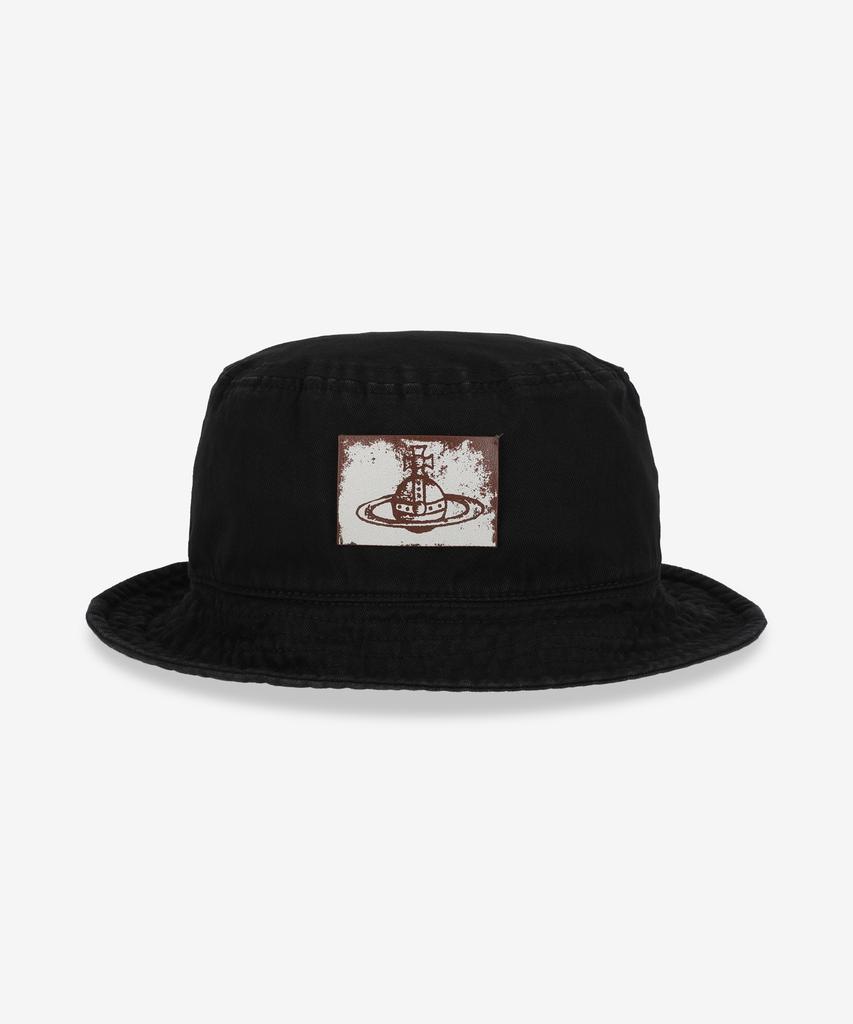 Bibianweseuteuudeu Logo Bucket Hat - Black / 81020009W016En401