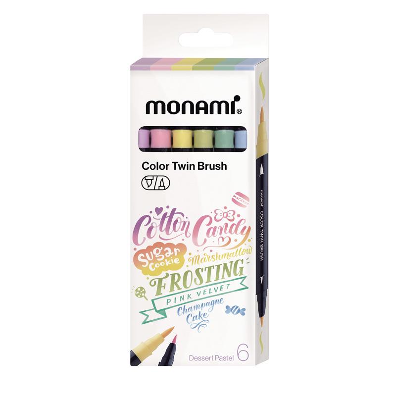 Munami 30-Color Double-Ended Brush Pen Set for Calligraphy & Sketching
