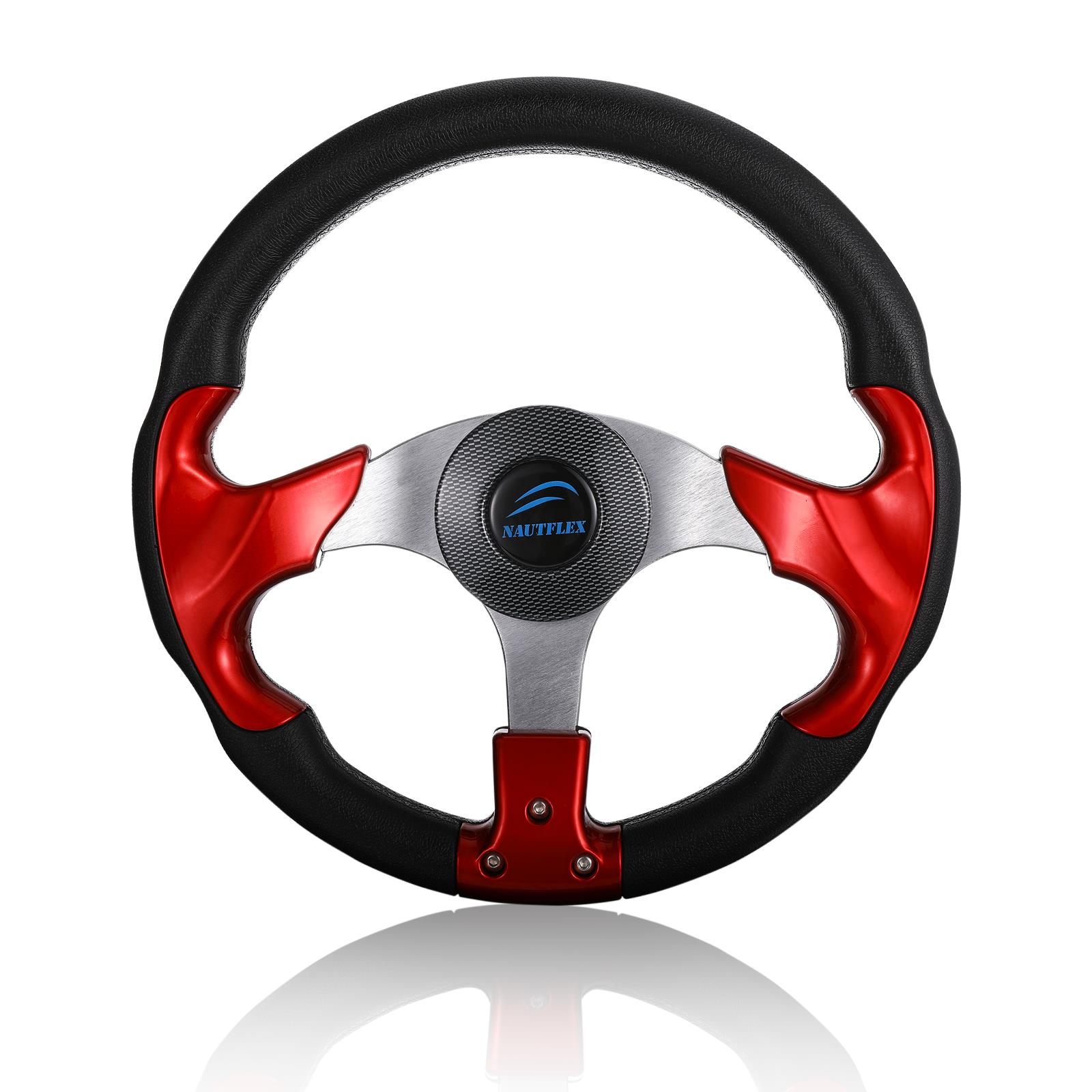 

12,5-дюймовый морской руль для моторной лодки, универсальная замена для яхты, спортивной скоростной лодки, ребра, тендера, шлюпки