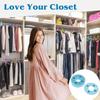 10Pcs Size Separators  Practical Round Clothes Sorting Tag Hanger Separators  Compact Clothing Size Separators