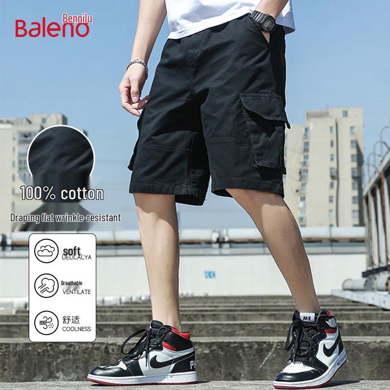 Baleno Men s Loose Fit Cotton Cargo Shorts 3XL