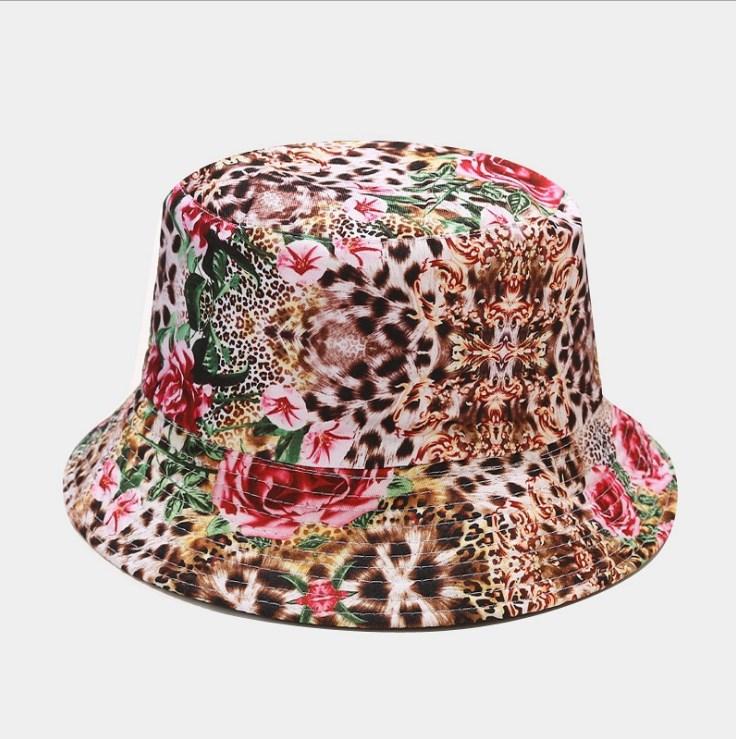 Xuancui Manufacture New Casual Floral Beach Summer Cap Printing Bucket Hat
