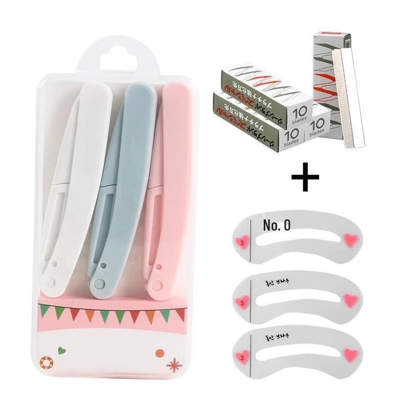 

Набор складных бритв для бровей для начинающих 2025 года для мужчин и женщин: Безопасные бритвенные лезвия.